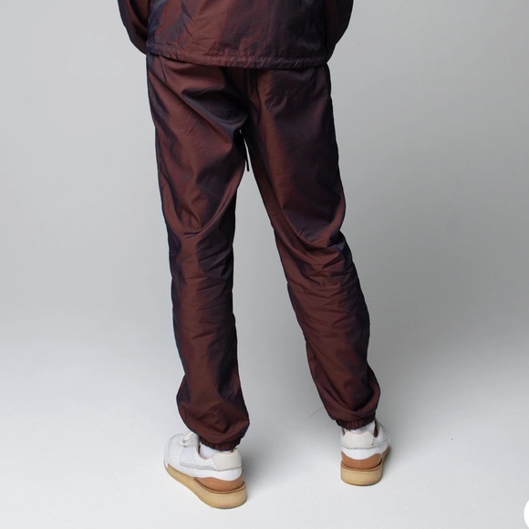 NWT Talentless Reflective Track Pant Joggers Copper Unisex Brown Sweatpants - Picture 4 of 10